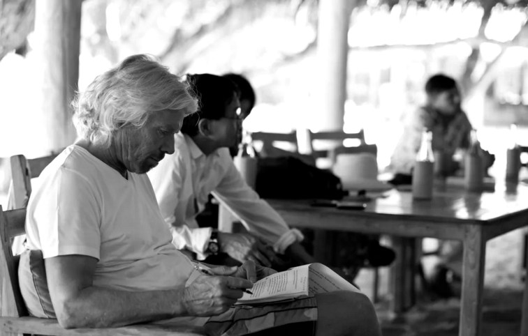 Richard Branson reading